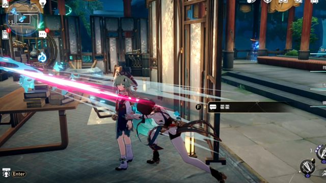 雪衣的普攻动作就像