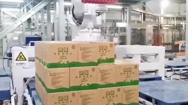 全自动包装码垛机器人码垛生产线#全自动包装码垛机器人 #码垛生产线 #码垛机器人 #码垛机 #码垛机