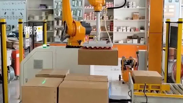 码垛机器人，码垛机，箱装食品，水泥粉，玻璃胶，饲料，化肥