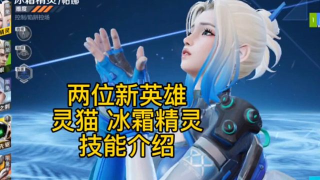 新版本两位新英雄技能介绍#高能英雄