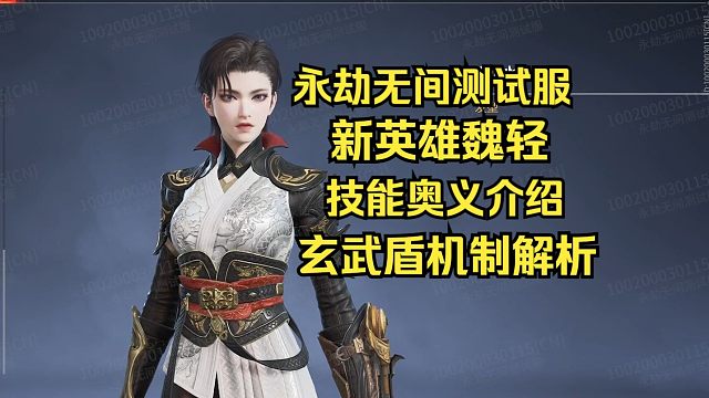 永劫新英雄魏轻技能奥义演示以及说明！有我无敌！全新概念神！