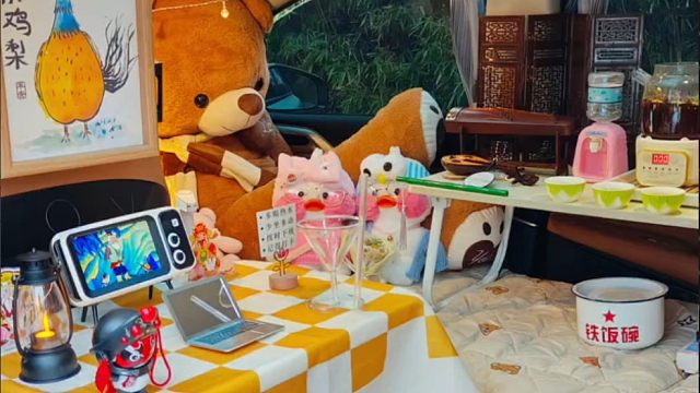 懒汉在车里是怎么煮茶的？在3平米的移动小家里生活。