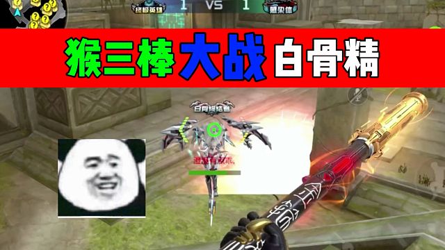 猴子单挑揍哭小姐姐的白骨！