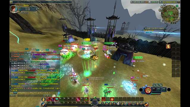 极光世界新区激情。第二阶段无限死磕，输出不够复活来凑。