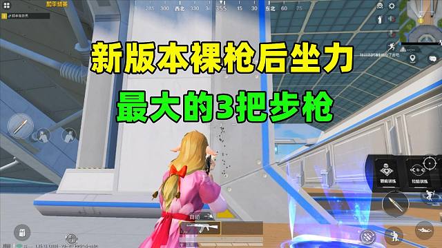 新版本裸枪后坐力最大的3把步枪，第一连大神都压不住