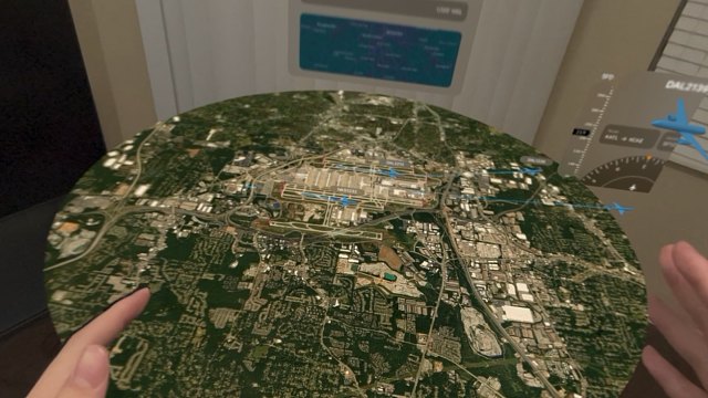 警告！！！震撼度拉满！！！Vision Pro将机场搬到了我家客厅！！！！！