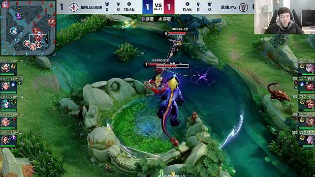 专业解说 LGD VS DYG