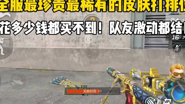 用全服最稀有的皮肤打排位赛！花多少钱都买不到！