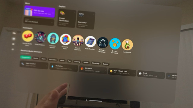 Vision Pro上用ChatGPT太炸裂了！！！科幻电影照进现实！！！