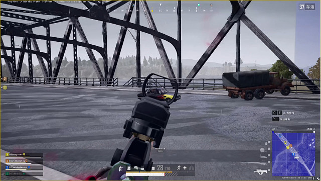 一整局顺风顺水吃鸡