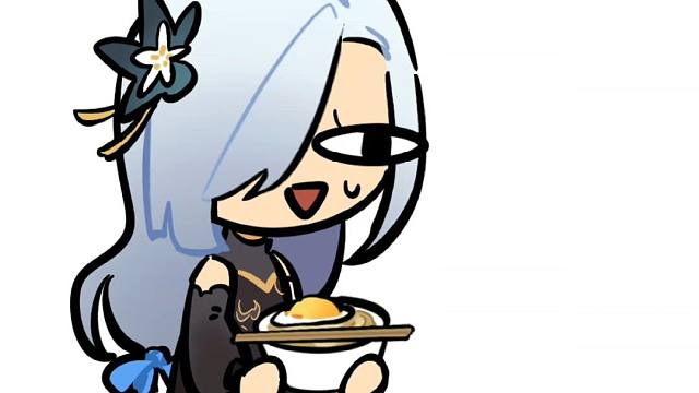 申鹤：旅行者，这面里的蛋不会是...