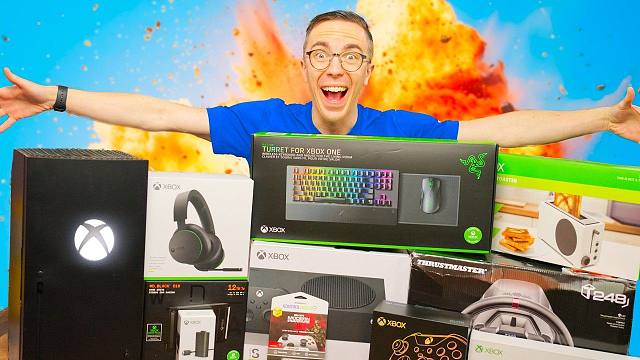 【4K】总价3000美元的Xbox终极外设开箱 | 作者：Austin Evans | 机翻中文