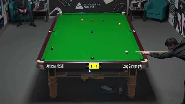 龙泽煌VS安东尼·麦克吉尔 2024威尔士公开赛清流