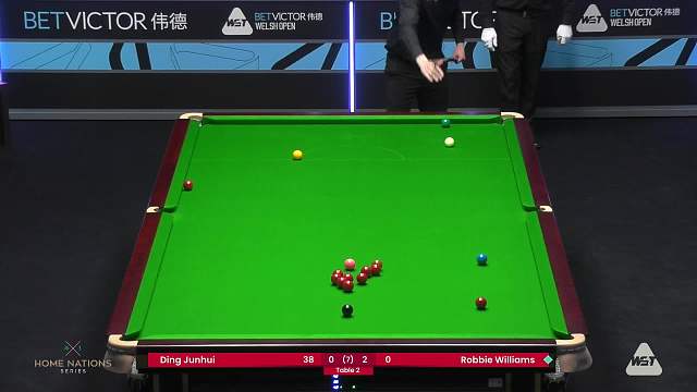 丁俊晖VS罗比·威廉姆斯 2024威尔士公开赛清流