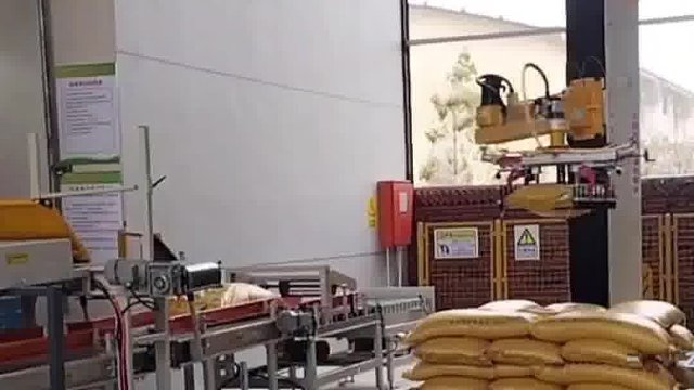 拆包机，码垛机，饲料，化肥，水泥，装车，颗粒，水泥，瓷砖胶