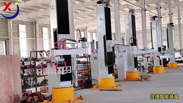 开工大吉，信捷立柱机器人崭新试机，欢迎考察