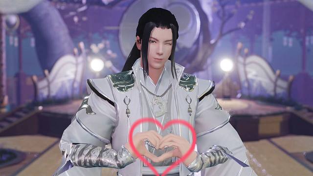 【一梦江湖】猛男就要比小心心~爱你~