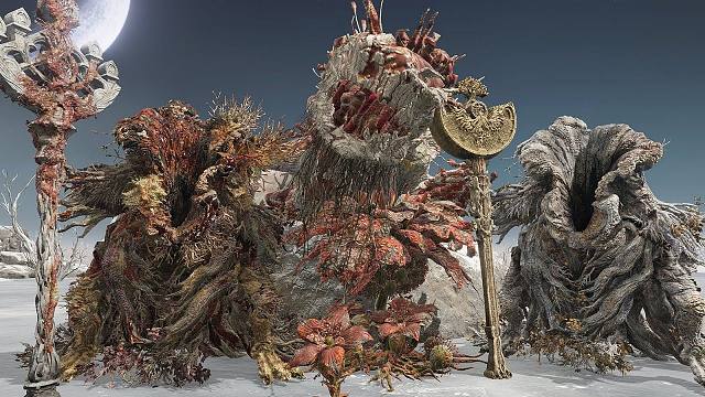 法环：BOSS们能打过几排花草树木？