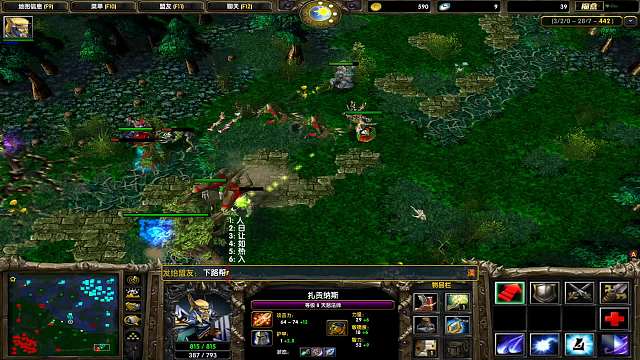 DOTA1心酸单排图猫也没办法的天怒法师