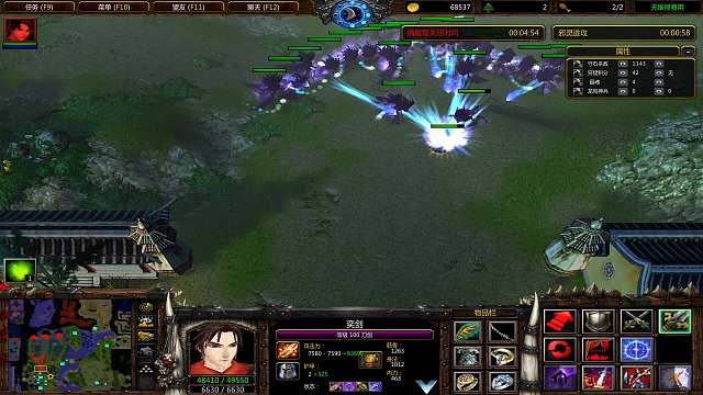 魔兽守塔《苍云传1.4》弈剑通关-片段14