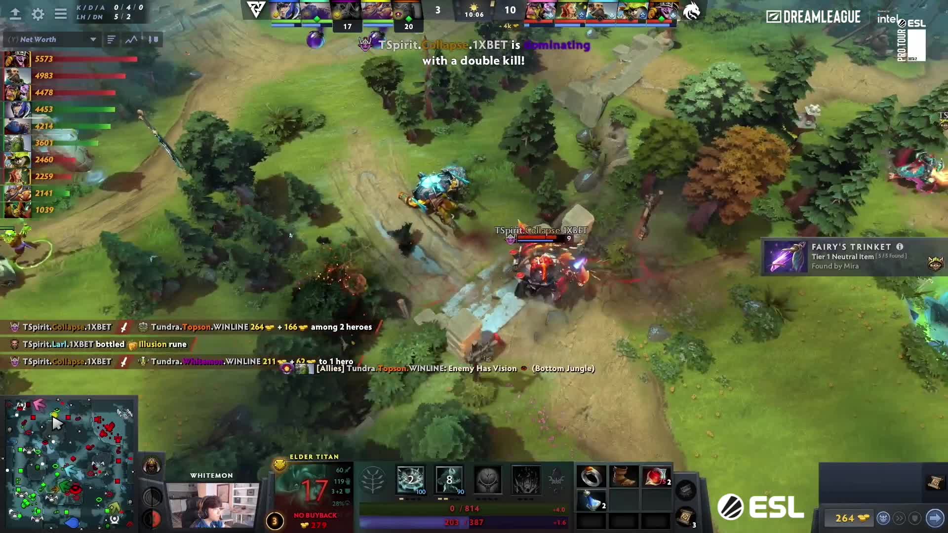 Spirit vs Tundra-2 梦幻联赛S22