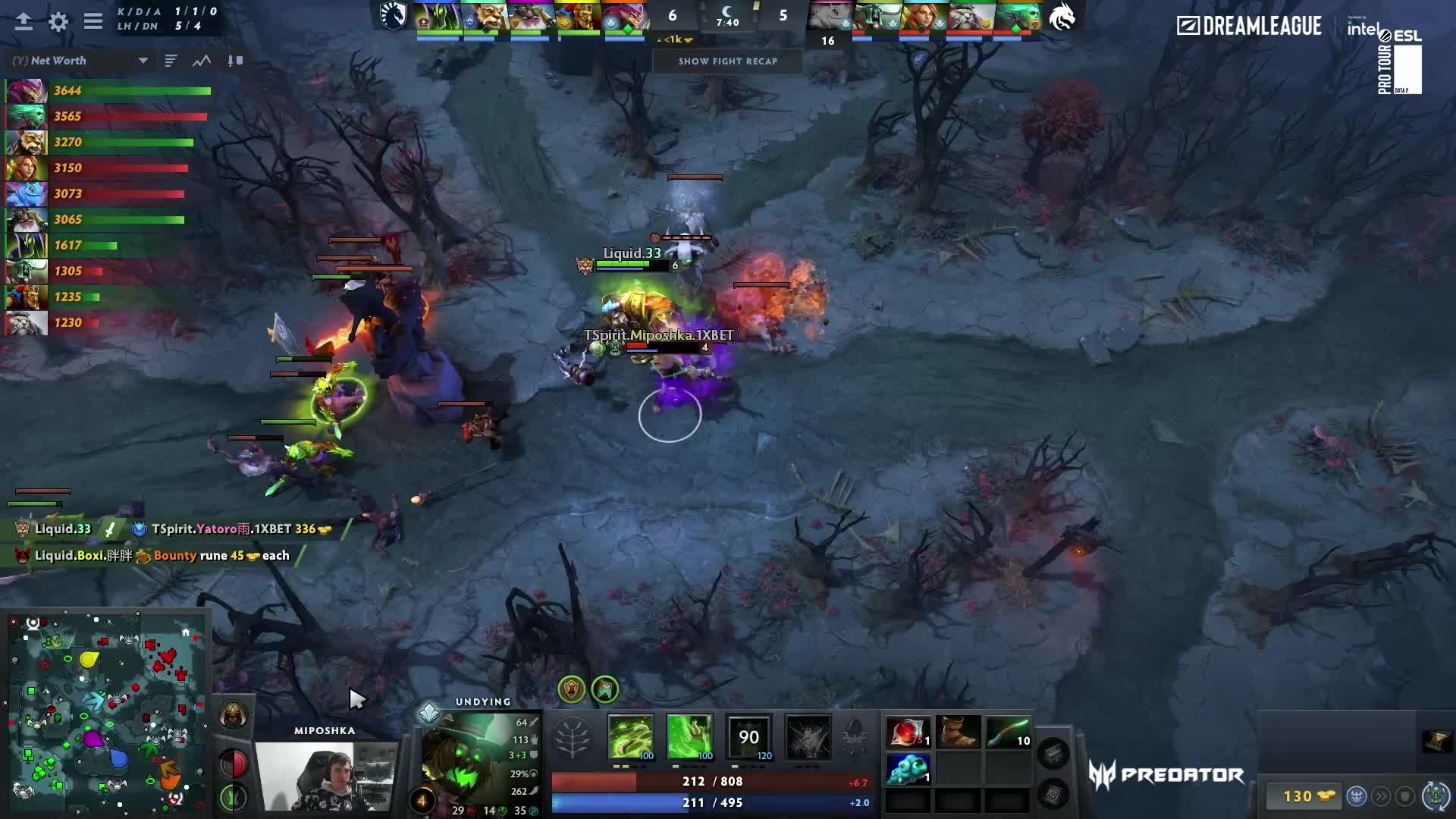 Spirit vs Liquid-2 梦幻联赛S22