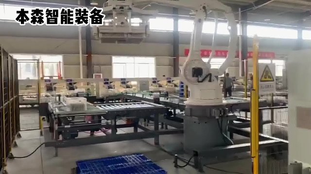 塑料筐码垛机 全自动蔬菜周转箱码垛生产线