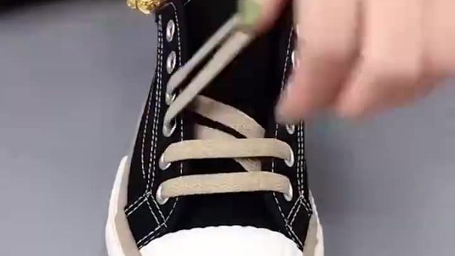 不同鞋子的鞋带系法鞋带系法