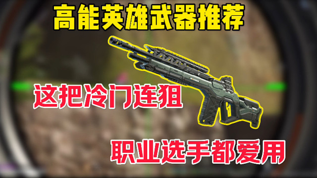 高能英雄武器推荐：这把冷门连狙在职业赛场上居然这么受欢迎？飞隼使用技巧教学！ #全新双英雄版本冰雪之