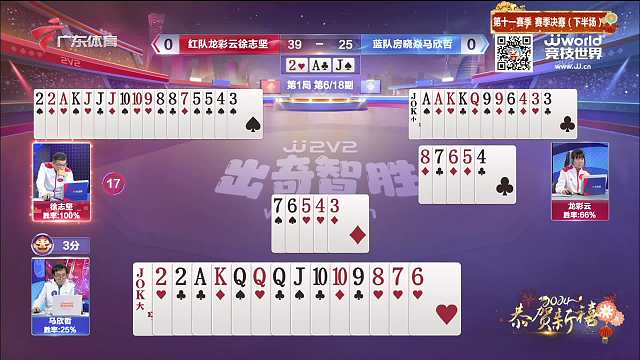 2月28日广东体育“出奇智胜”斗地主大赛