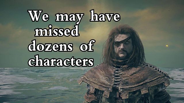 法环：未使用NPC捏脸大览