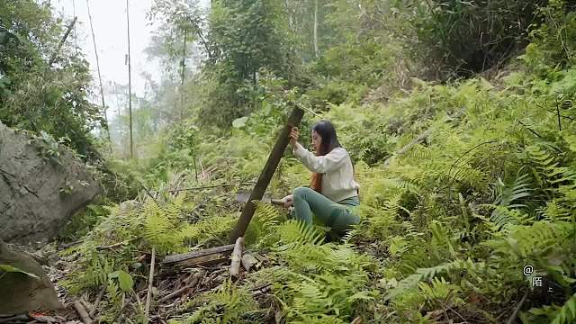露营于此，心灵得以慰藉#荒野独居 #户外 #露营 #解压 #野外建造
