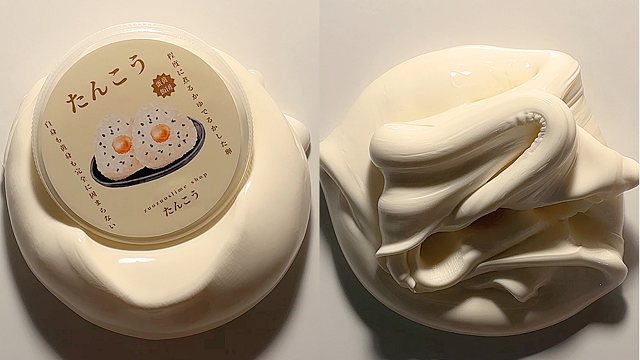 这是什么？蛋黄酱！捏一下！