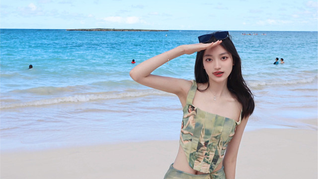 【蛐蛐竖屏】Hawaii三套换装｜旅行转场｜海边也太适合跳这个了