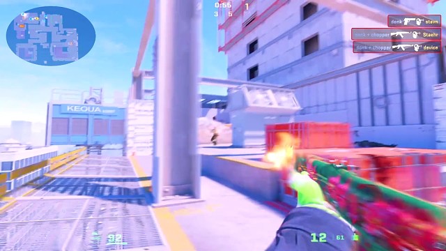 donk视角冲锋， 大拉无敌