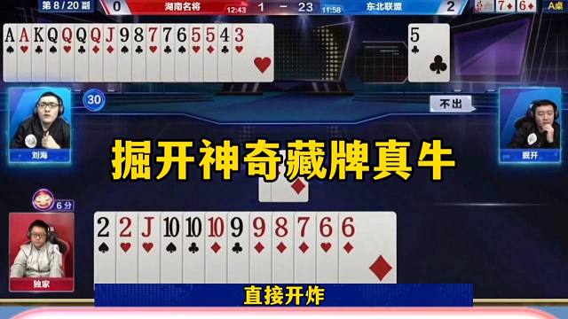 掘开神奇藏牌，地主竟然被耍了，这操作真是牛