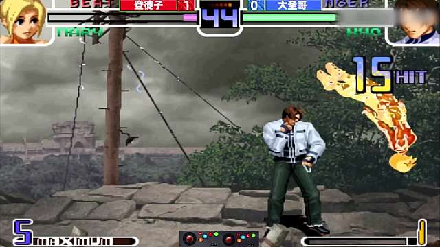 拳皇2002：大门风林火山真男人，最后一脚的伤害无人能敌