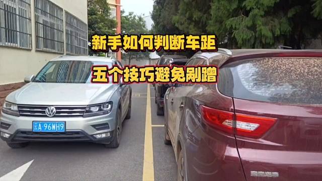 新手窄路开车如何判断车距，掌握这五个技巧能有效避免剐蹭