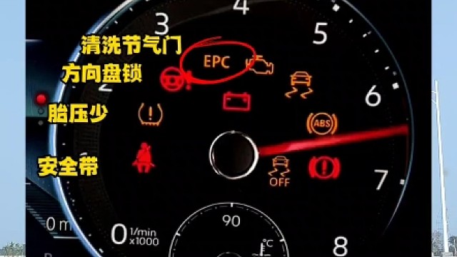 车上这几个灯亮，赶紧停车检查#每天一个用车知识 #仪表盘故障灯图解 #带你懂车