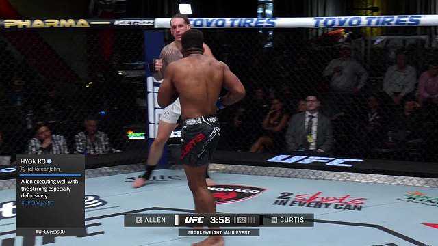UFC 格斗之夜 240 布伦丹·艾伦 VS 克里斯·柯蒂斯 清流