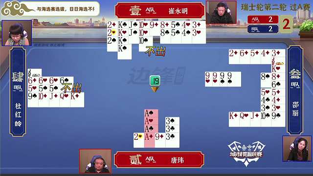 4月7日城市掼蛋联赛海选赛周赛A