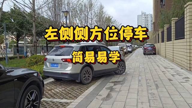 现实版的左侧侧方位停车，简单易学