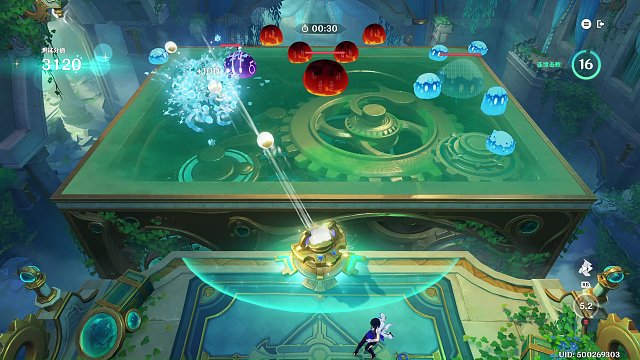 《原神》圆圆滚滚交叉火力