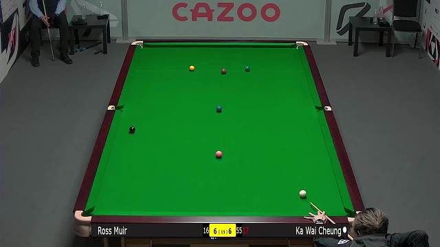 罗斯·缪尔VS张家玮 2024斯诺克世锦资格赛 第二阶段 清流