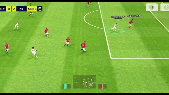 眼花缭乱的禁区传球配合