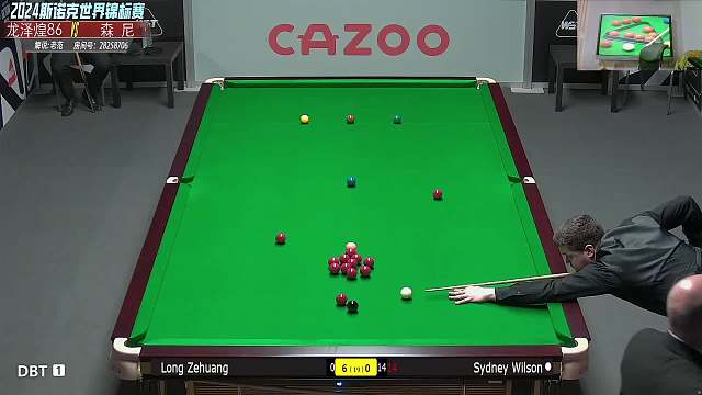 龙泽煌VS威尔森 2024斯诺克世锦资格赛 第一阶段 下半场 老范解说