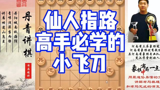 仙人指路，高手必学的小飞刀！如何快速提升象棋水平系统学棋？如何学习布局，中局，残局？少走弯路，真心教