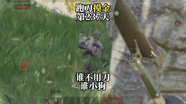 挑战跑刀打造纯金仓库的第237天。《谁不拼刀谁小狗》