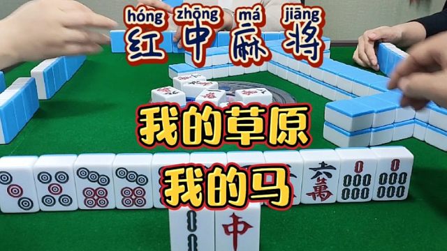 红中麻将:我的草原我的马。