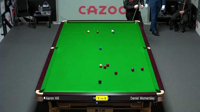 亚伦·希尔VS丹尼尔·沃默斯利 2024斯诺克世锦资格赛 第二阶段 清流 